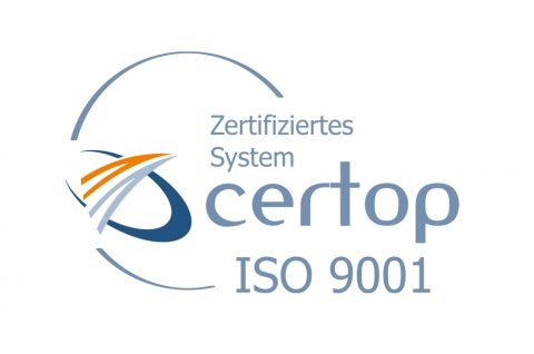 Certop_9001-COger-480x318 CERTOP ISO 9001 Zertifiziertes System embléma, német